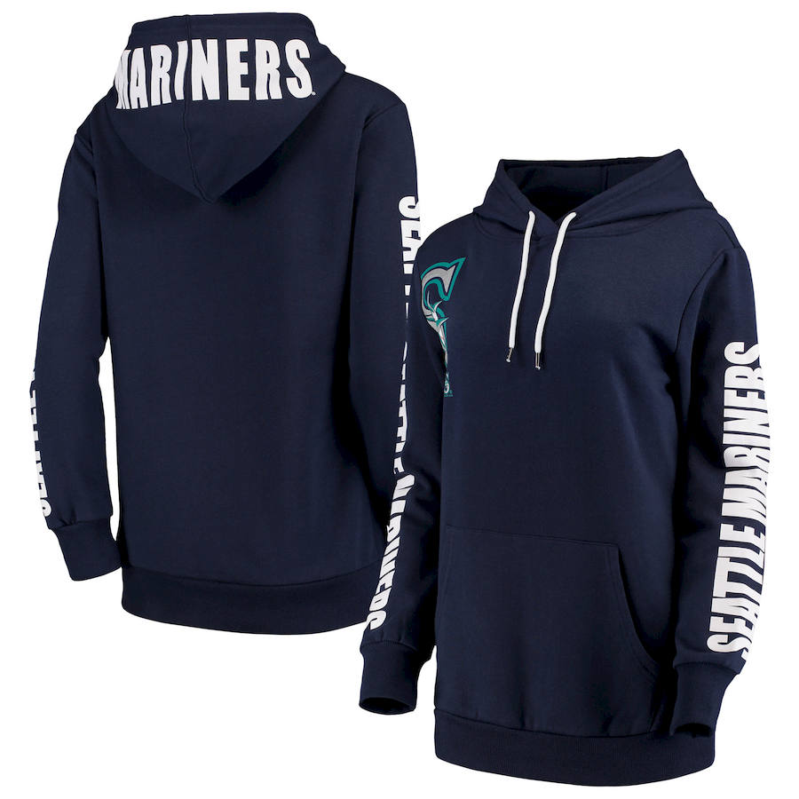 Women Seattle Mariners G III 4Her by Carl Banks 12th Inning Pullover Hoodie Navy,We sell and wholesale Women Seattle Mariners G III 4Her by Carl Banks 12th Inning Pullover Hoodie Navy on line form chian!